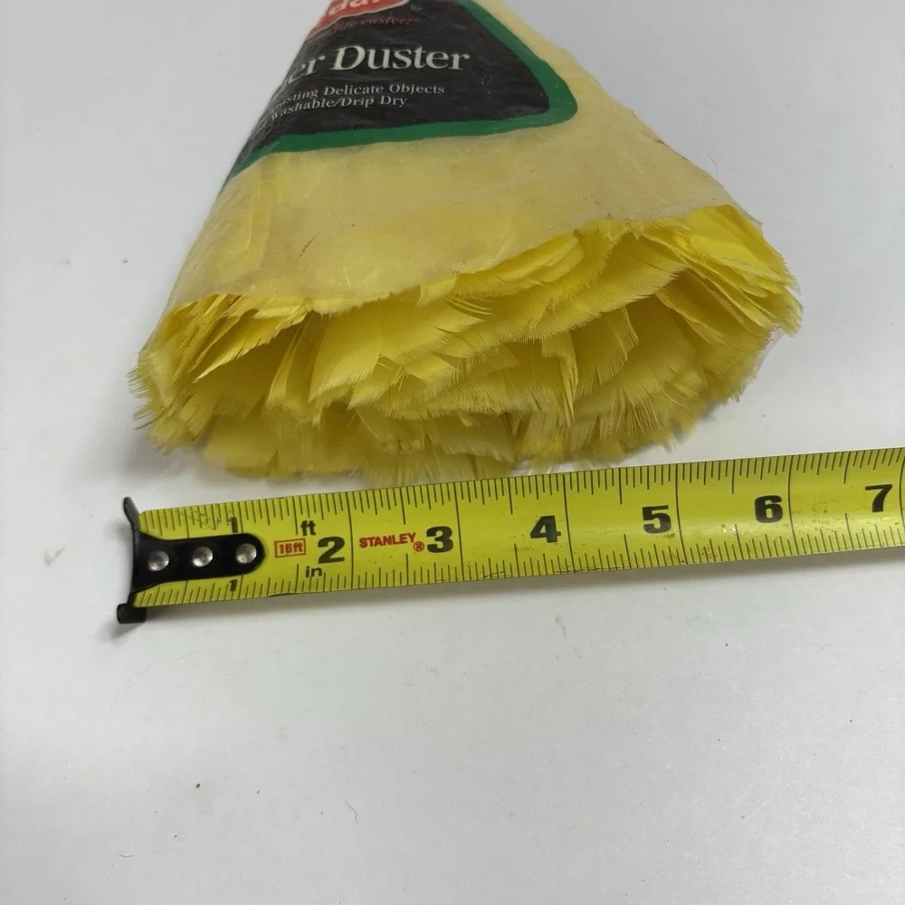 NEW Vintage 2001 O Cedar Feather Duster For Delicate Items Washable NOS